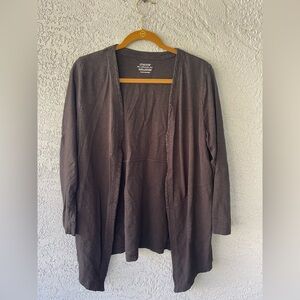 Chico’s The Ultimate T Cardigan Black Size Large